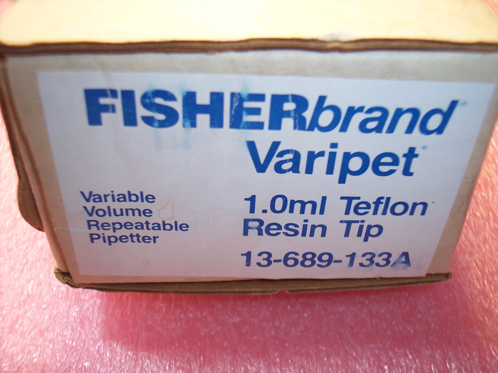 13-689-133A FISHERbrand 1.0ml “VARIPET TEFLON VARIABLE VOLUME REPEATABLE PIPETTE