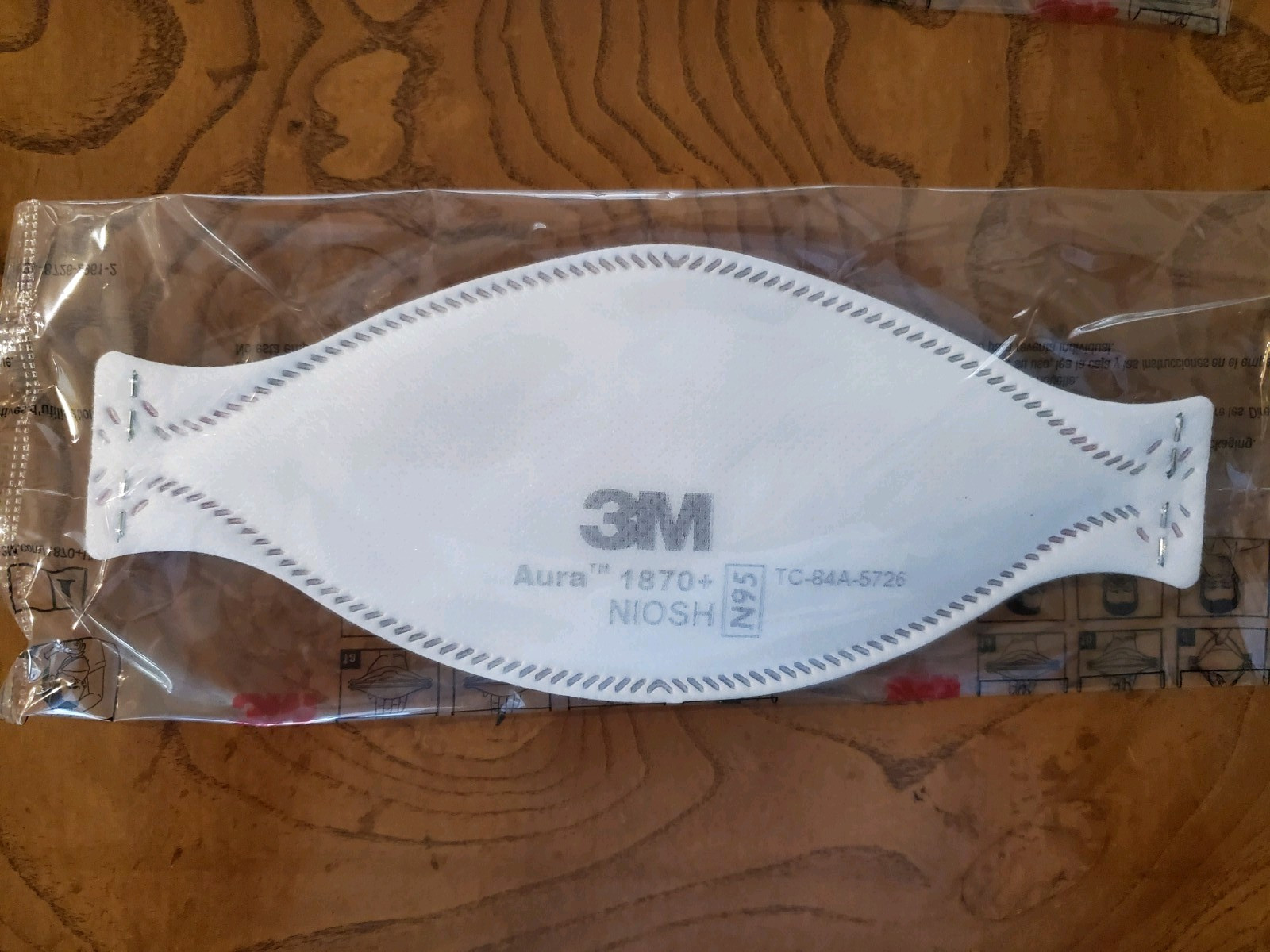 3M Face Masks – 10 Individually Wrapped Aura N95 1870+Respirator/Surgical