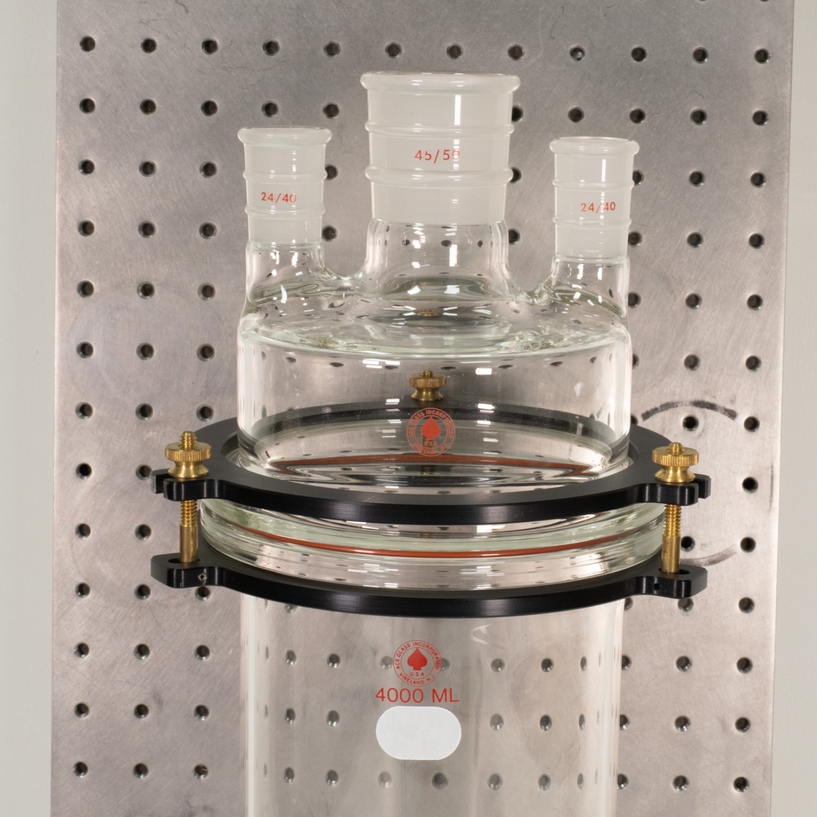 Ace Glass 4000mL 4L Reaction Vessel Reactor Flask Assembly 45/50 24/40 Joints