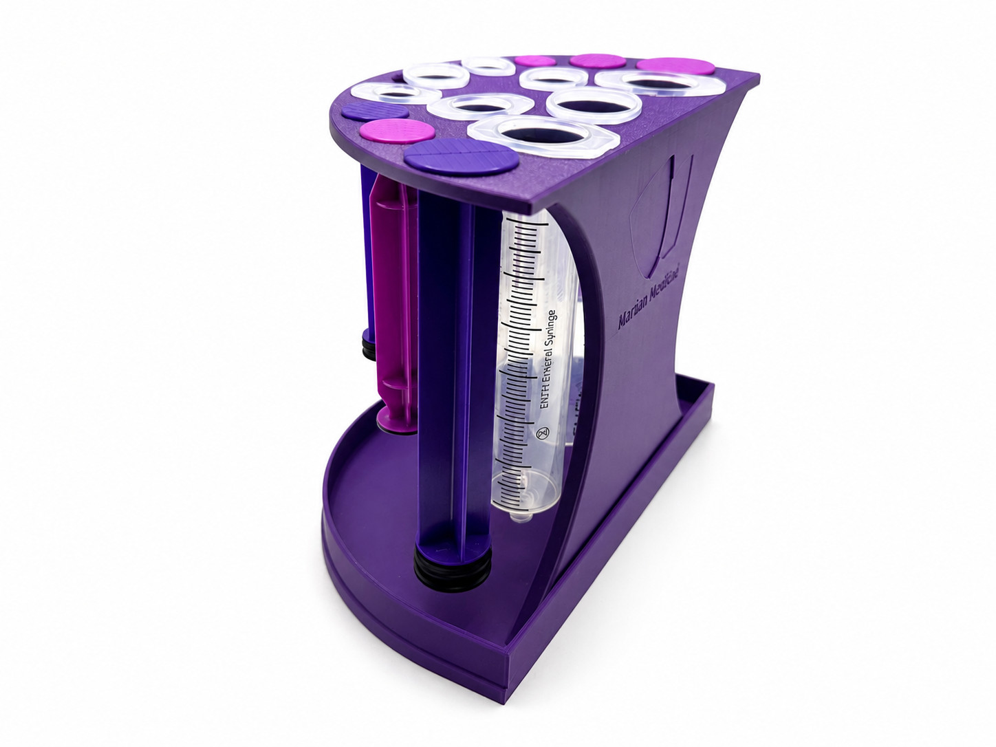 ENFit Syringe Drying Rack Holder for 10mL 20mL 60mL Enteral Feeding Syringes