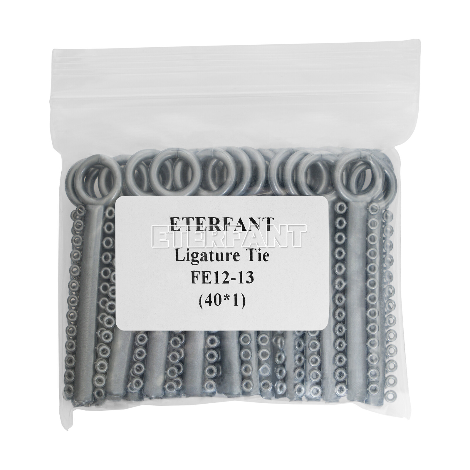 1040PCs ETERFANT Dental Ortho Ligature Ties Elastic Rubber Bands 18 Colors
