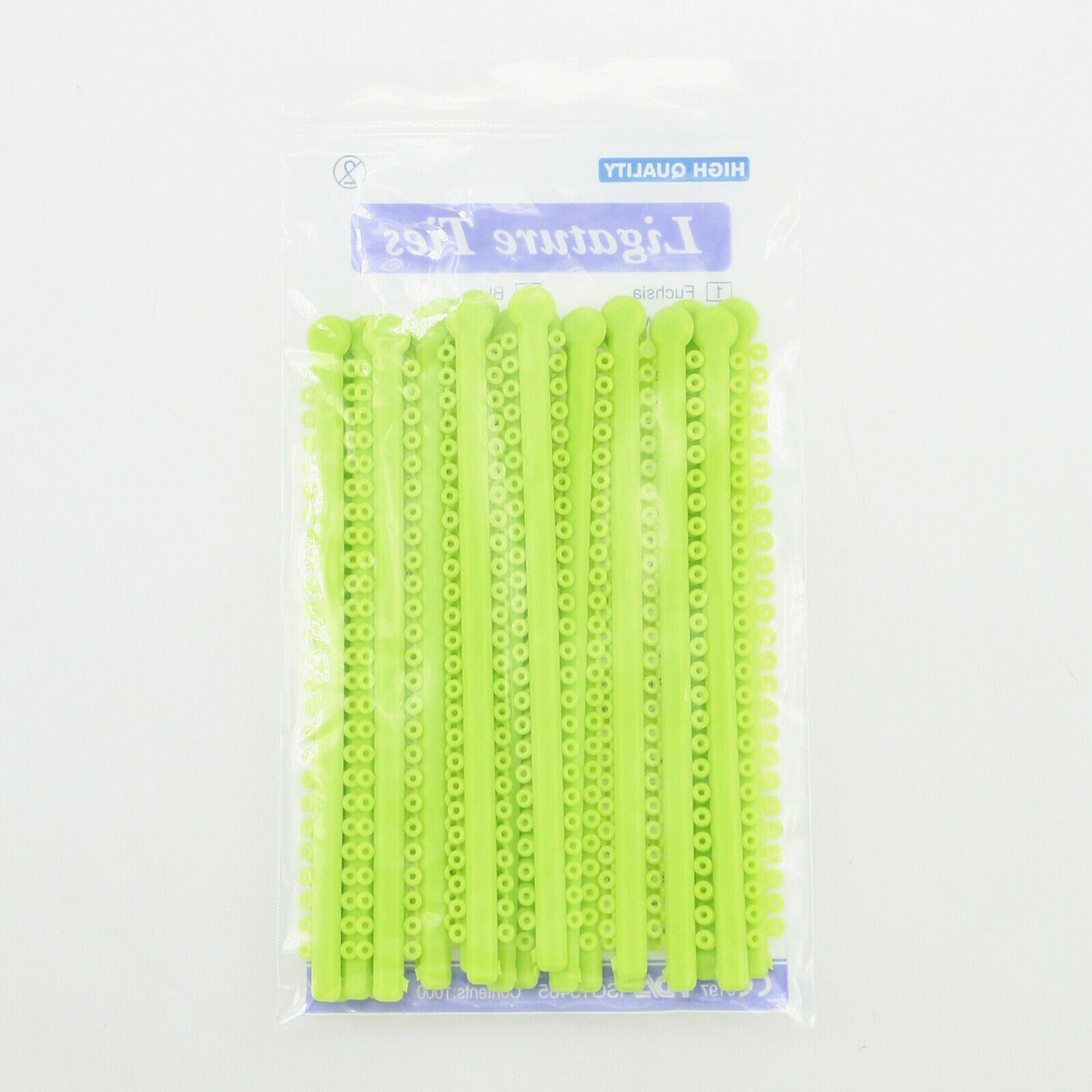 Dental Ortho Elastomeric Ligature Ties Elastic Rubber Bands Braces Light Force