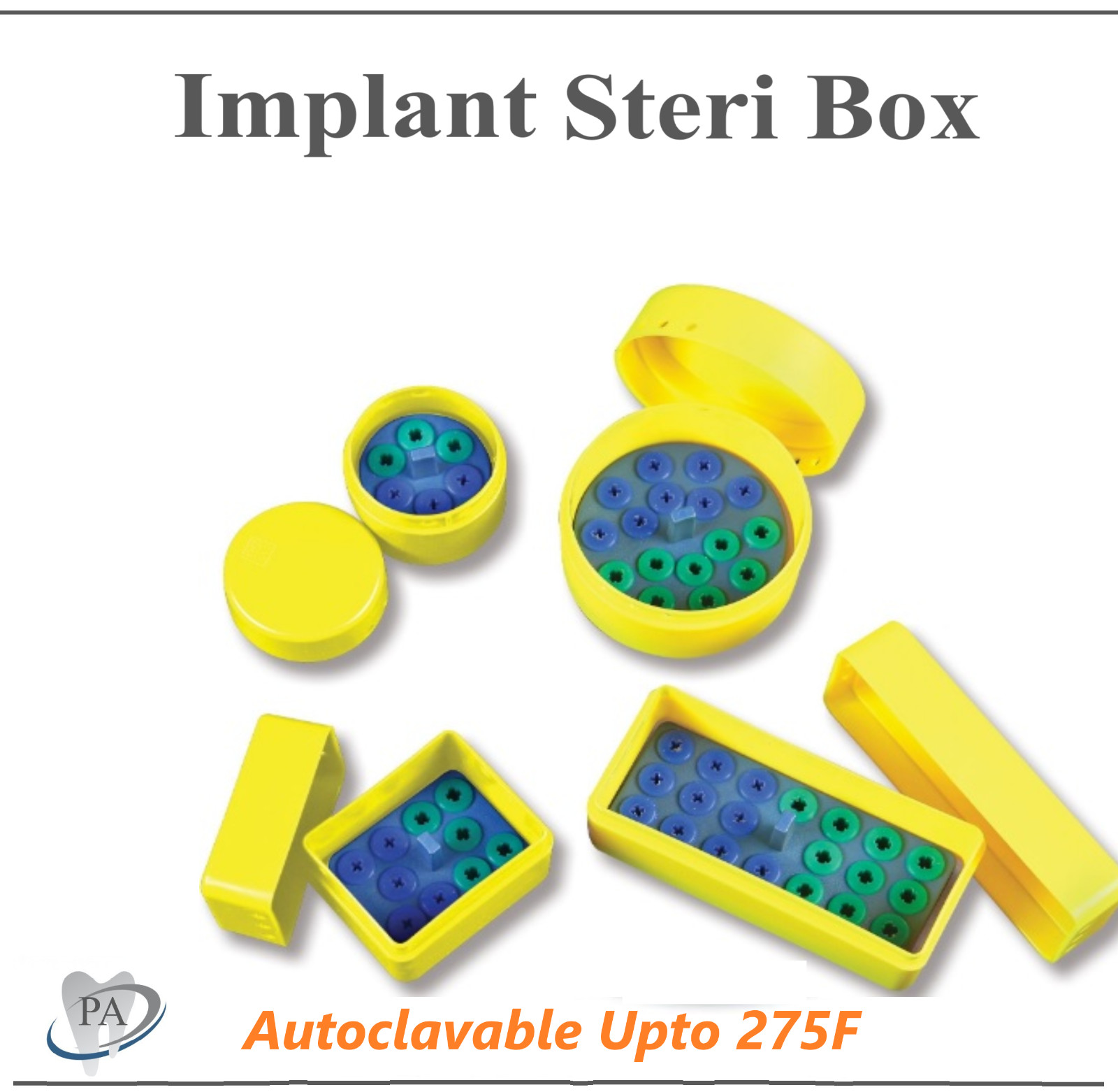 Dental Surgical Instruments Empty Sterilization Box for Surgical Implant Tools