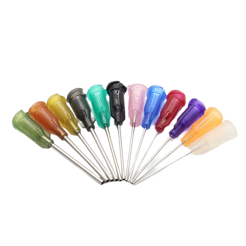 25pcs 0.5 ” Straight Precision Liquid Dispenser Needles Tips Industrial 14-30G