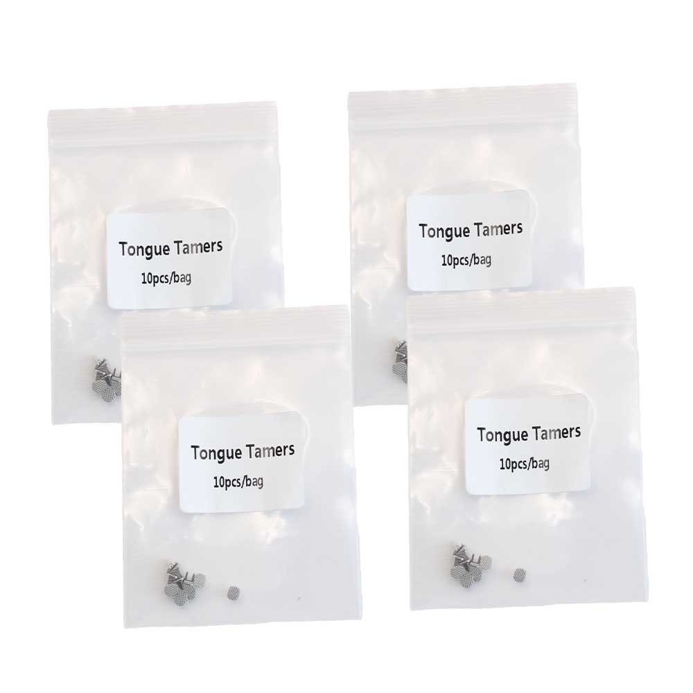 Dental Ortho Bite Turbos Openner Tongue Tamers Monoblock Bondable Hinge 10 Packs