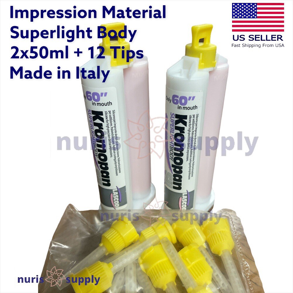 Dental Impression VPS Material Superlight Body or Heavy Body Fast KromopanSil
