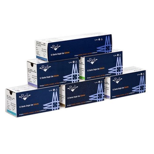 Reli 4/0, 18″ Polypropylene Sutures C-3 Reverse-Cutting