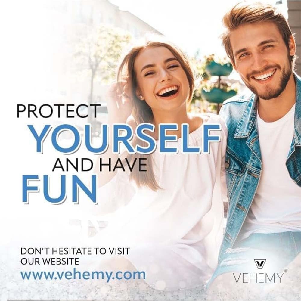 Vehemy Dental Dams 3-Pack, Latex-Free Oral Dams, Hypoallergenic Transparent