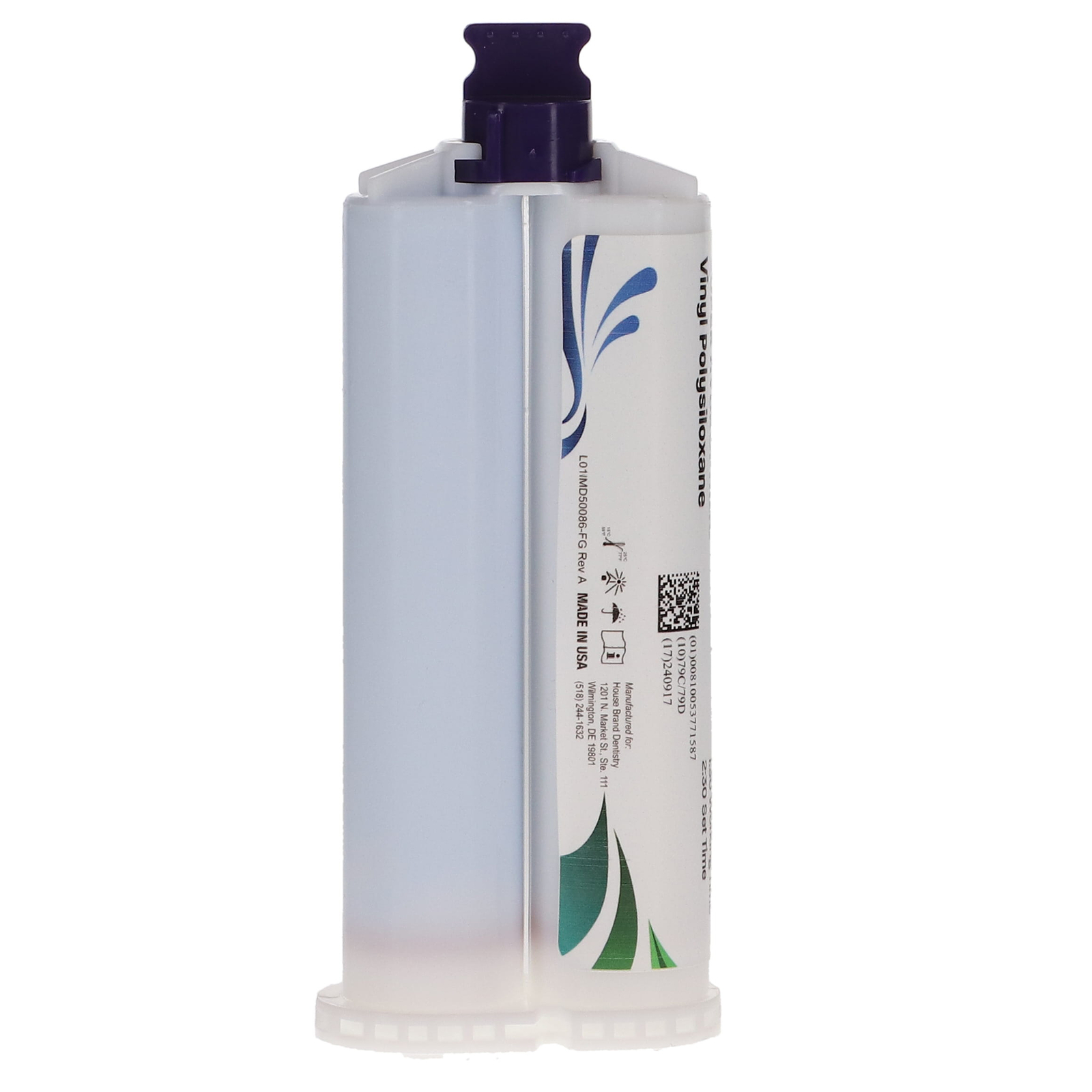 House Brand Dentistry 210101 Bite Registration Material Regular Set 2/Pk 50 mL