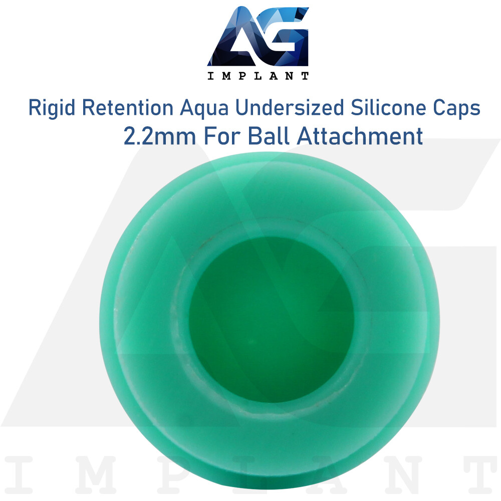 10 Rigid Undersized Silicone Caps 2.2mm Ball Attachment Dental Overdenture