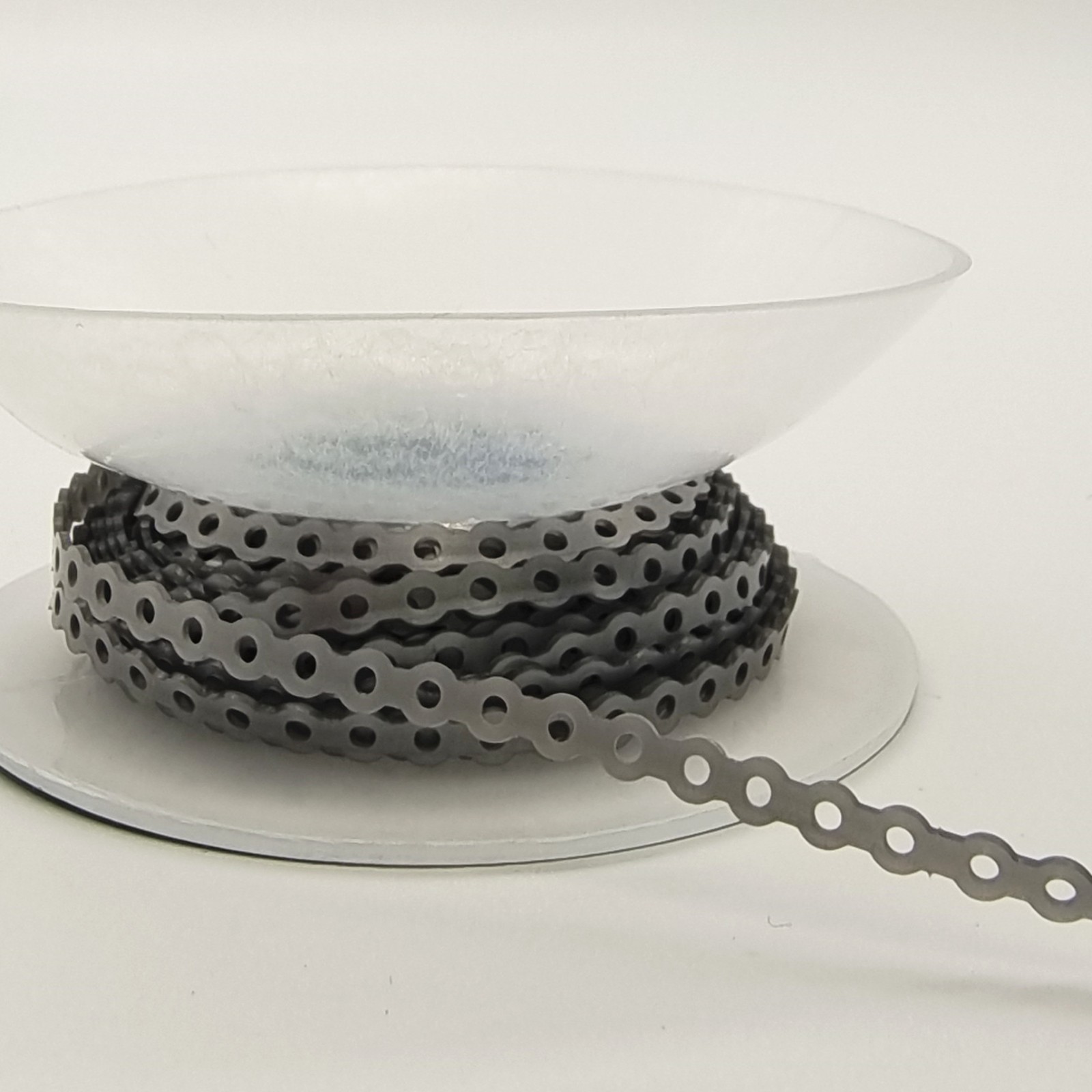 10Rolls Dental Orthodontic Elastolink Chain Long & Short & Continuous Gray