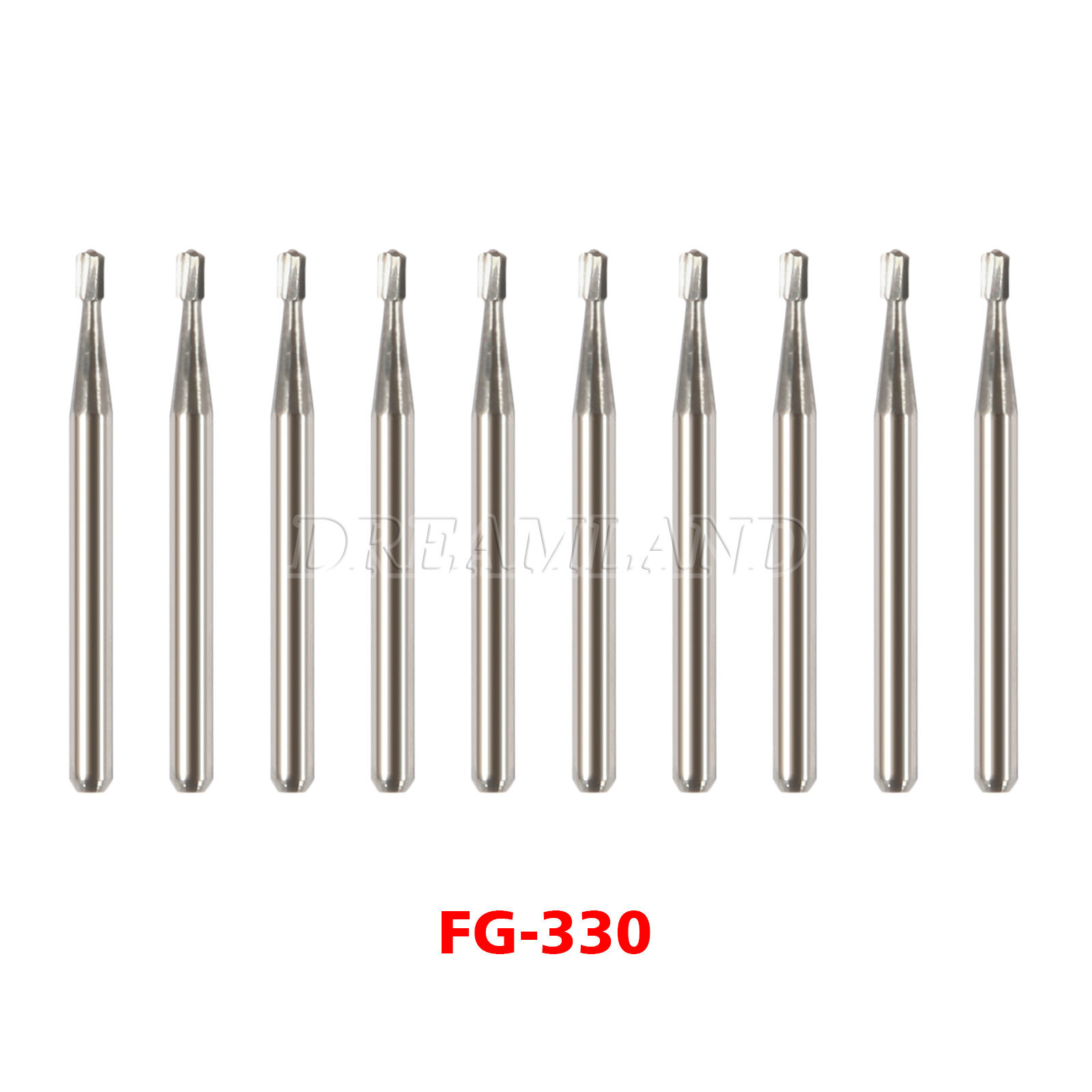 FG # 330 Dental Carbide 19mm Burs (10pcs Pack)