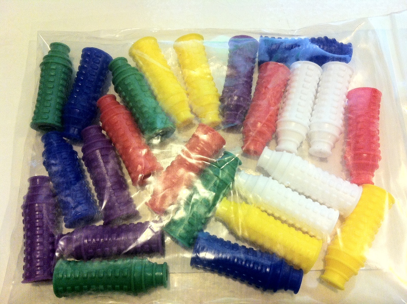 Dental Hygienist (Large) #6 Instrument Silicone Grips for Handle 24 pcs Assorted