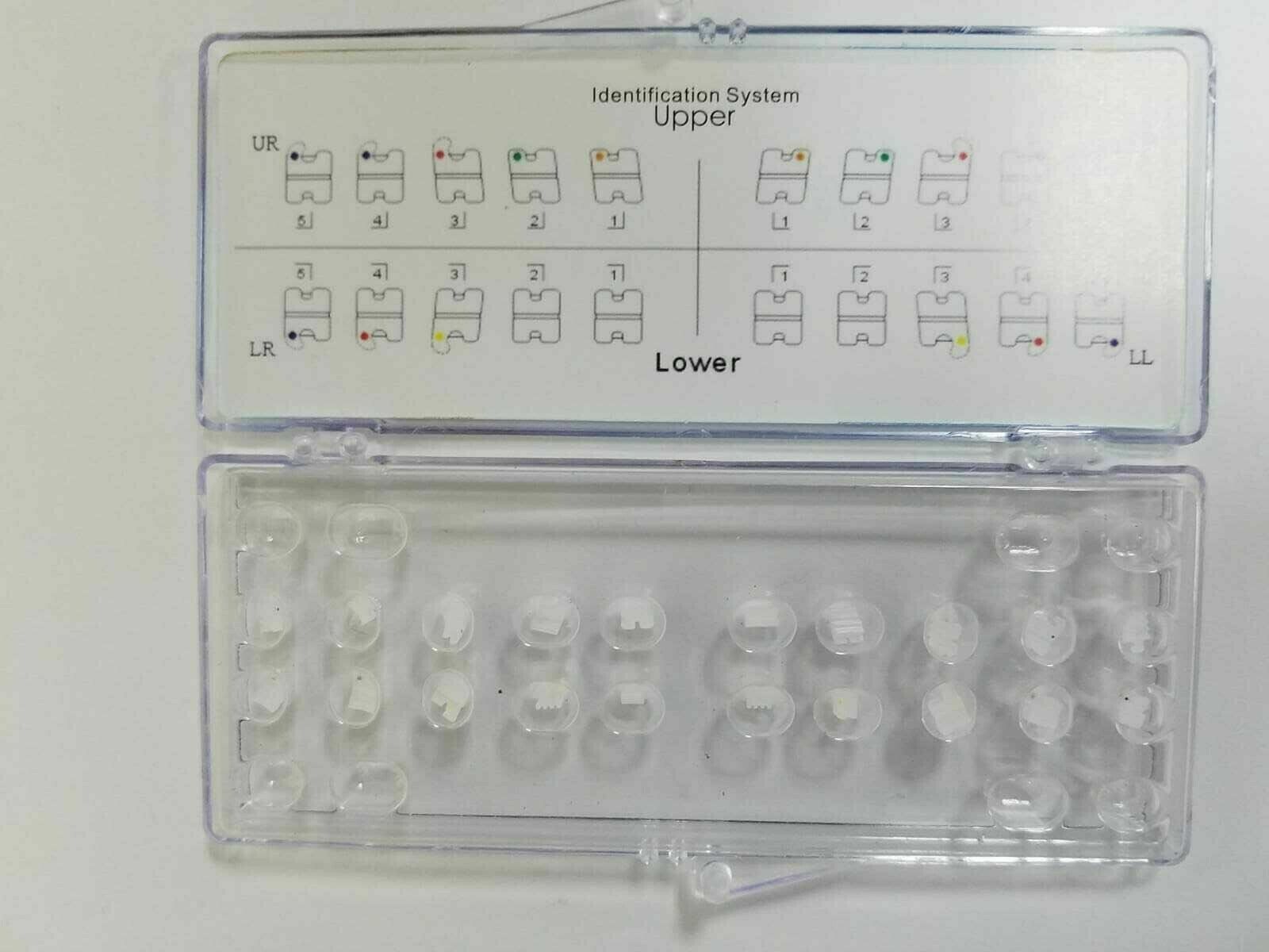 Economic With 3 LINES on the Base Ceramic Brackets 345 with hooks Orthodentalusa