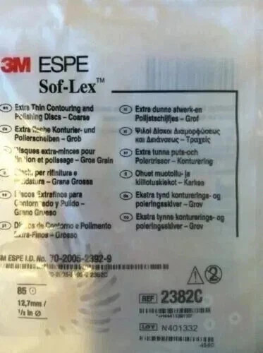 3M Sof-Lex all sizes 3.8″ 12.7 mm soflex Discs Pack of 30 DISCS in Dental FASTFS