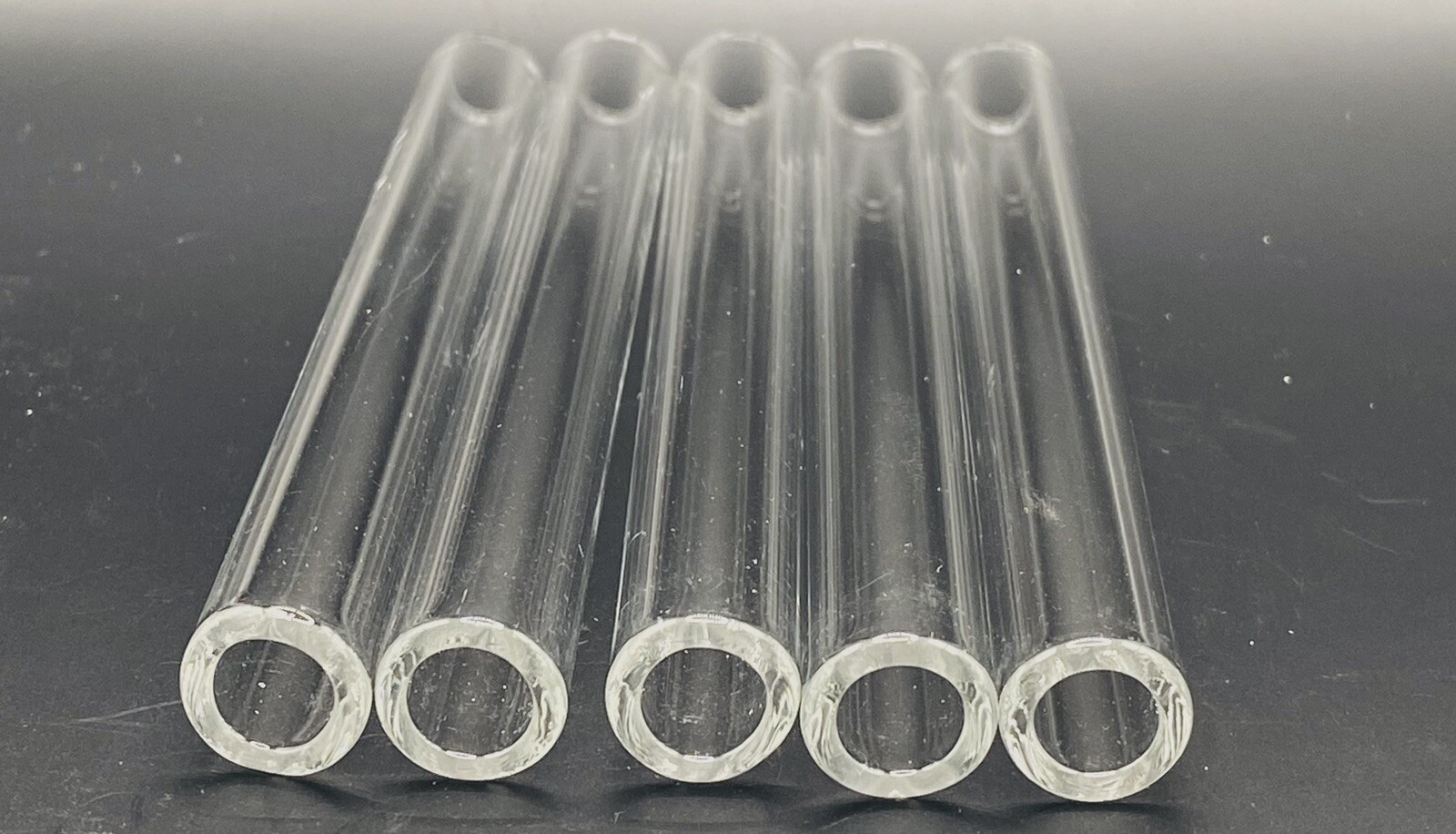 (10 Pack) 4″ Inch Clear Pyrex Glass Blowing Tube 12mm OD 8mm ID 2mm Thick Wall