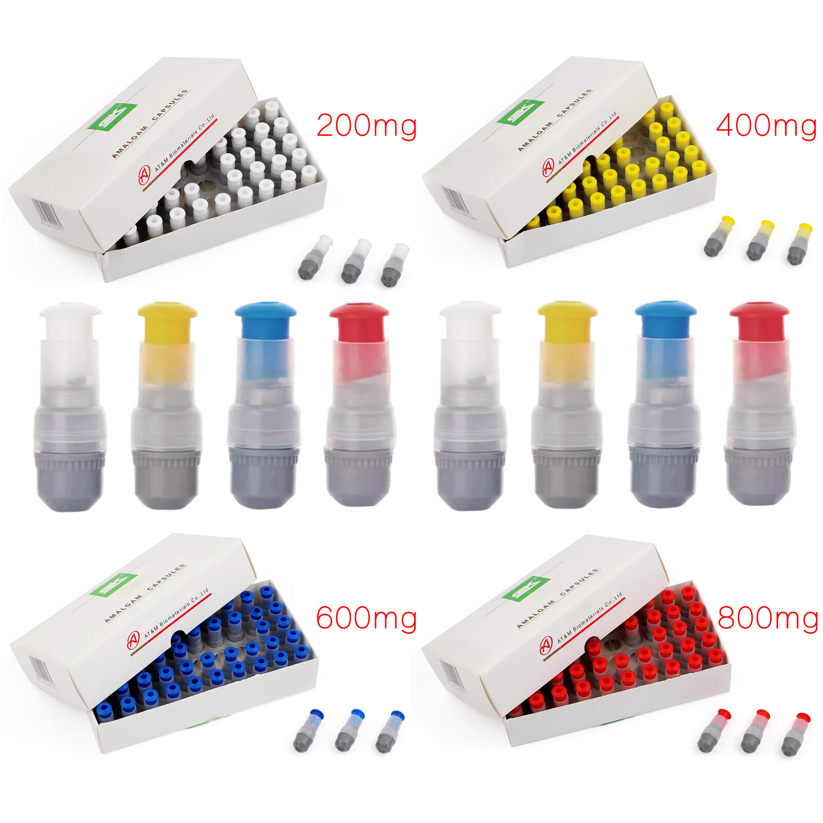 50-500 Amalgam Dental Alloy Spill Regular Set 200mg/400mg/600mg/ 800mg Zinc Free