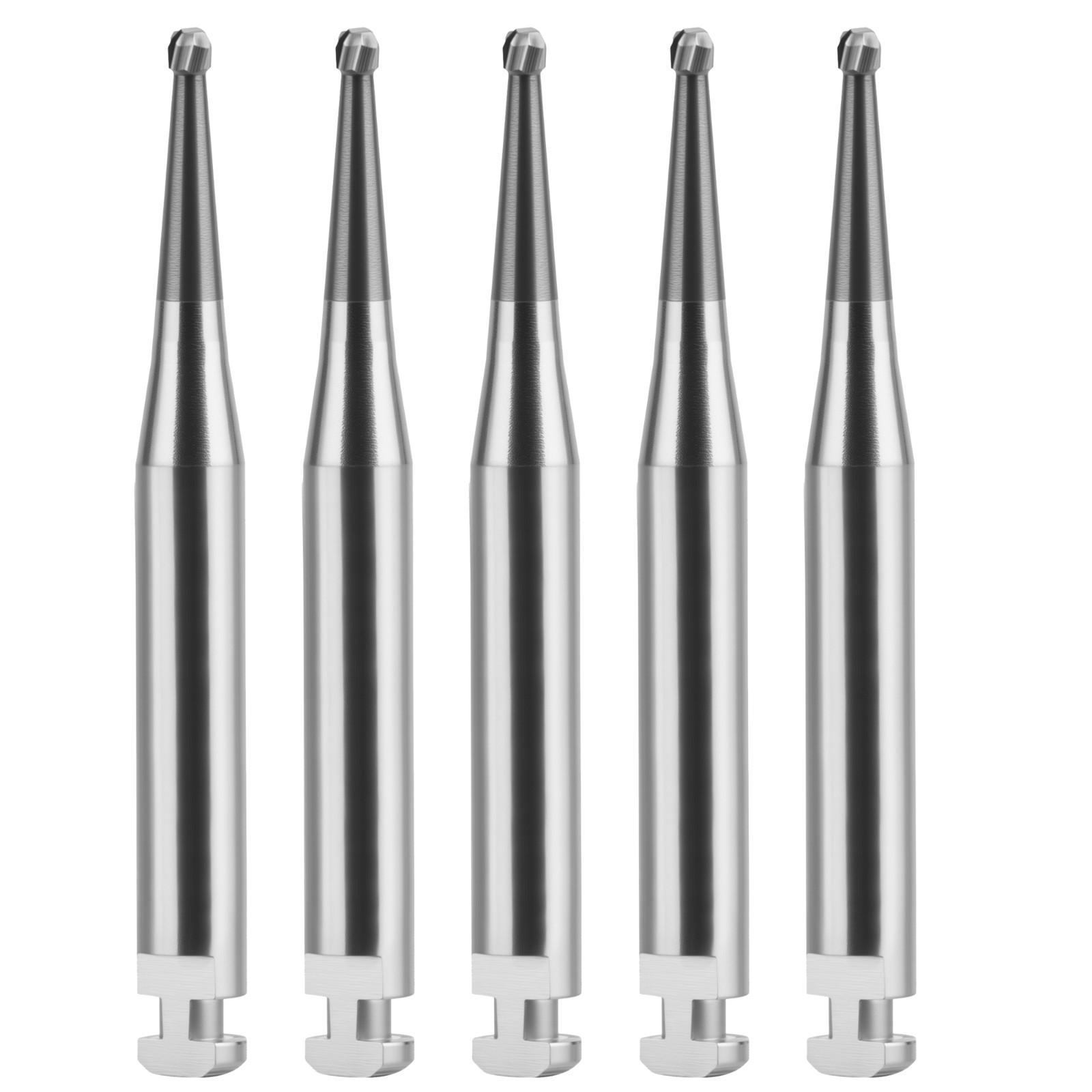 Wave Dental Latch Carbides Contra Angle Bur 22mm Round Taper Fissure Invert Cone