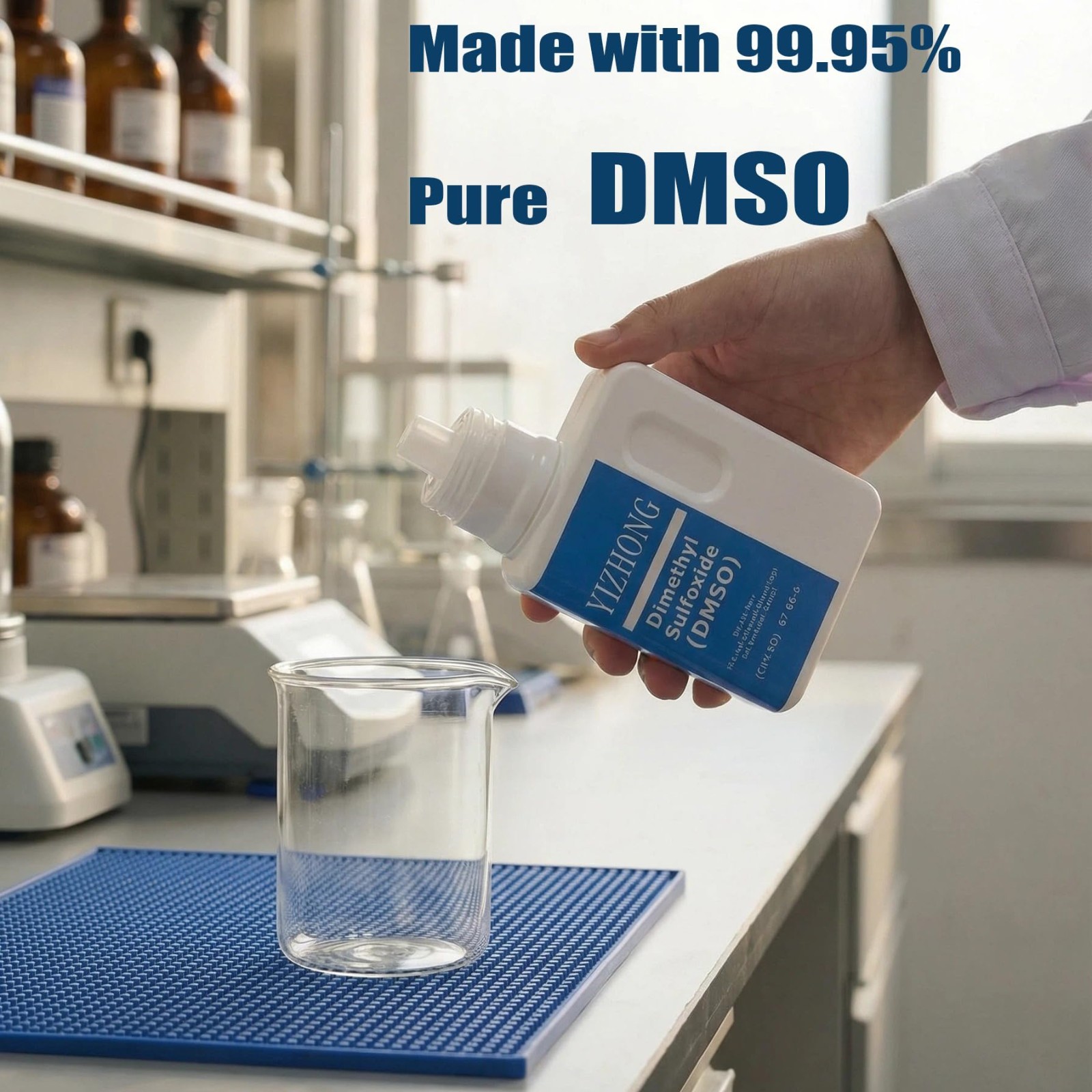 99.95% Pure Dimethyl Sulfoxide (DMSO) – Industrial & Lab Grade Solvent, 300ml