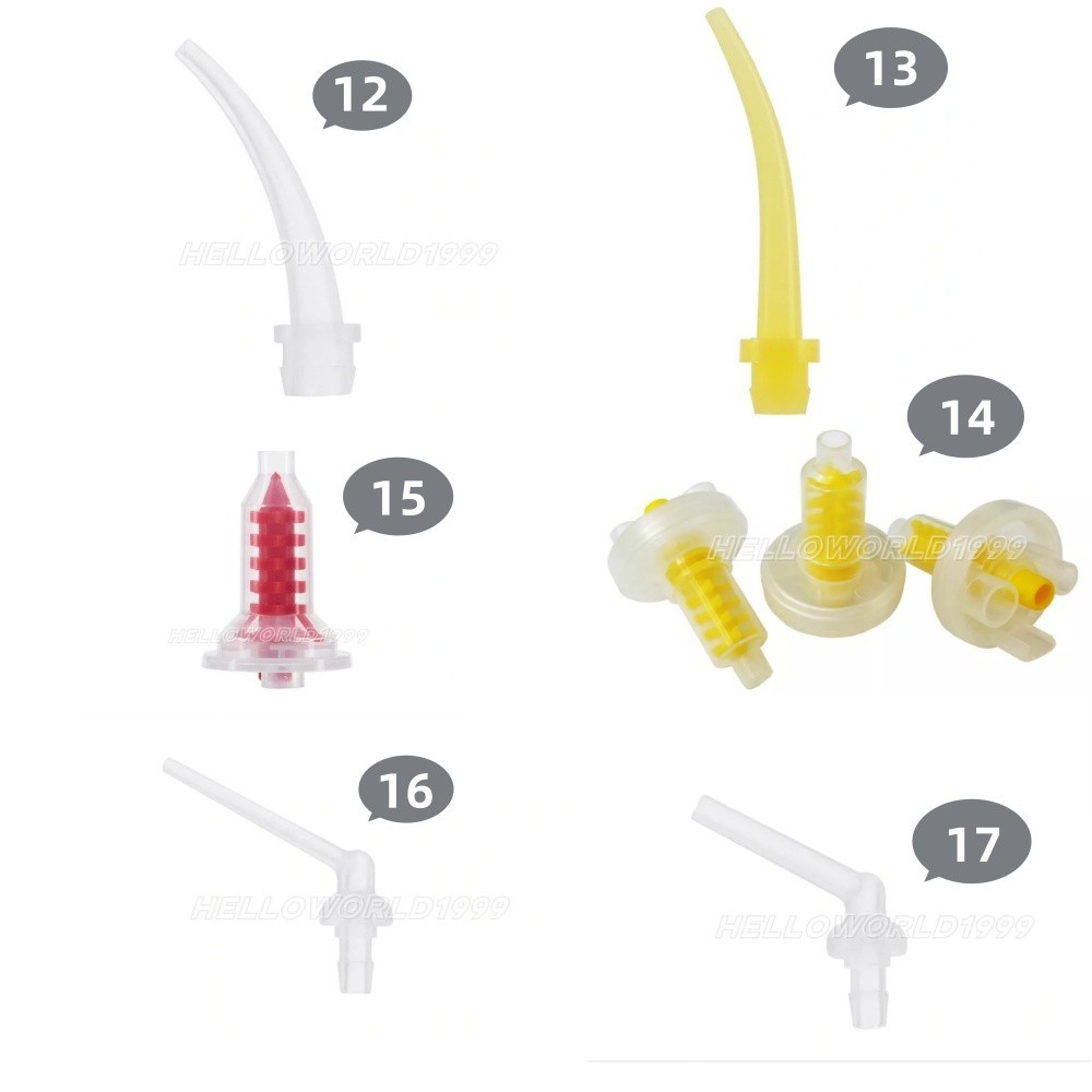 Dental Mixing Tips for Impression Material,C&B, Cements 50/Bag Disposable