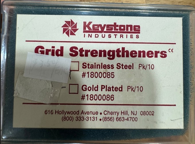 Keystone Grid Strengtheners (Mesh) – Silver Plated, 6/Pk