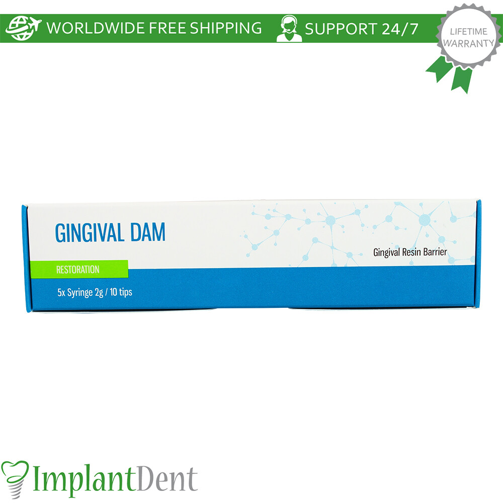 Dental Gingival Dam Resin Barrier Light Cure Teeth Whitening Gel Gums Protect