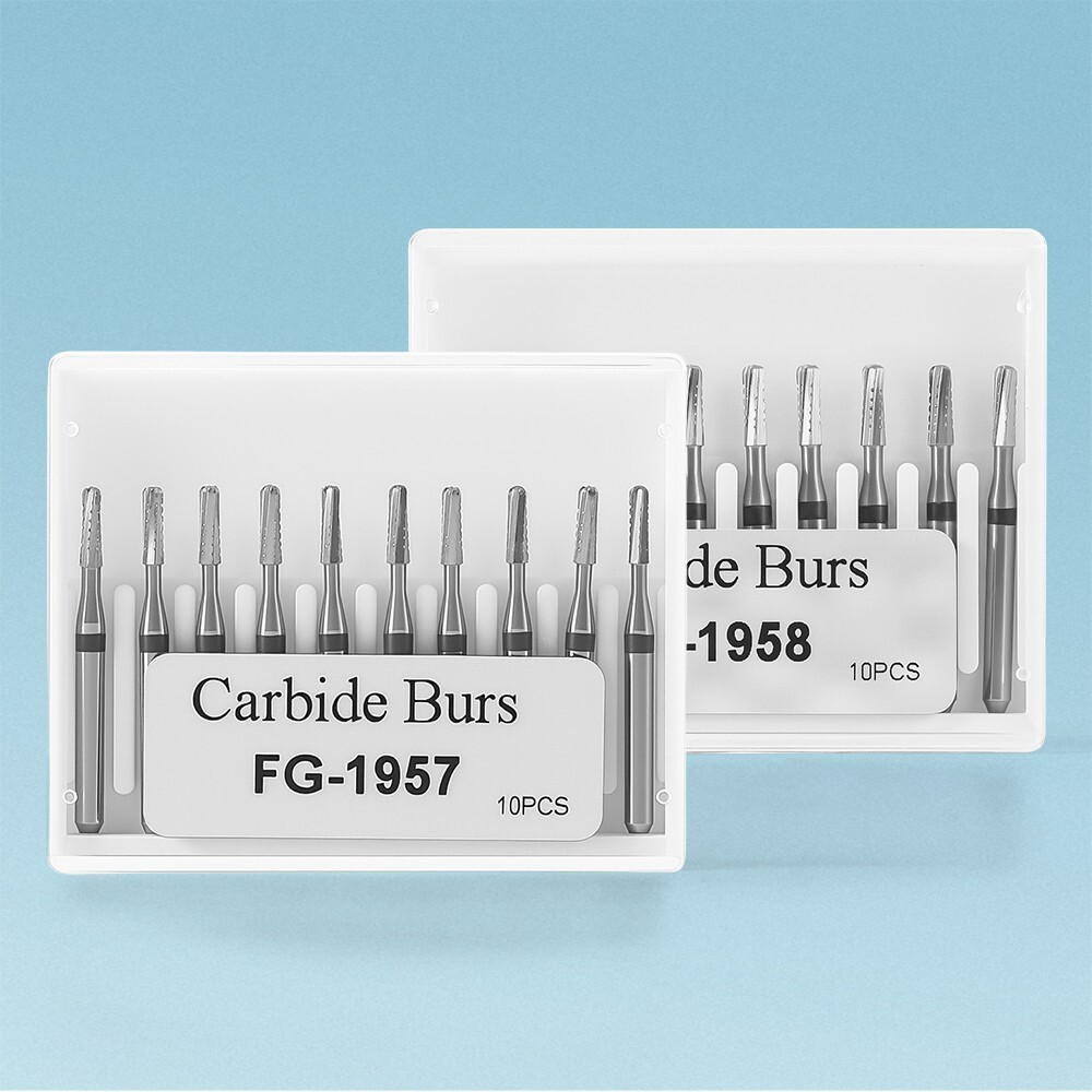 Dental Lab Tungsten Carbide Burs Round Bur FG 1.6mm Metal Cutting High Speed