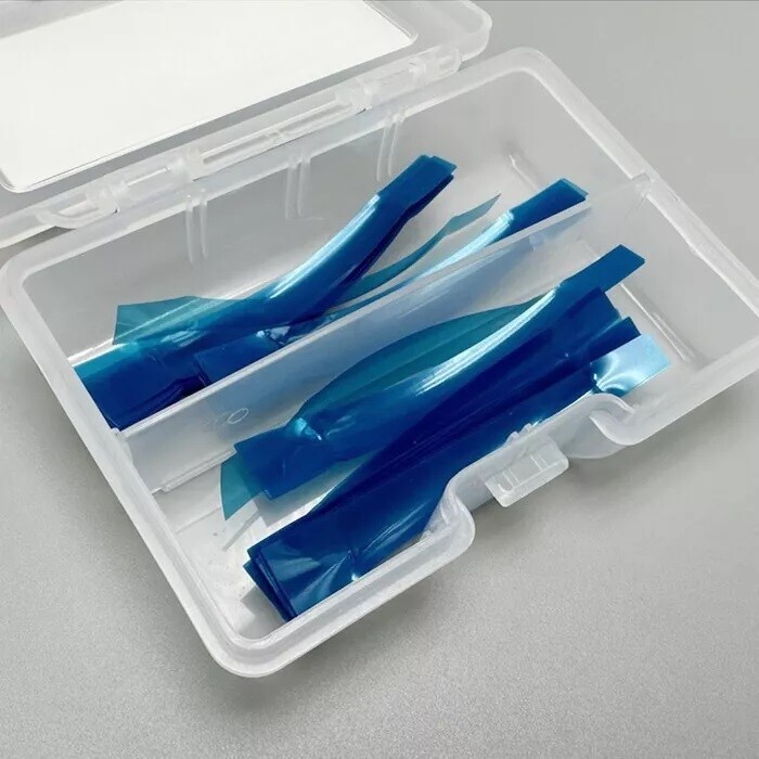 Dental Blue Strip M8 Contoured Anterior Matrix Restoration Matrices 0.05mm