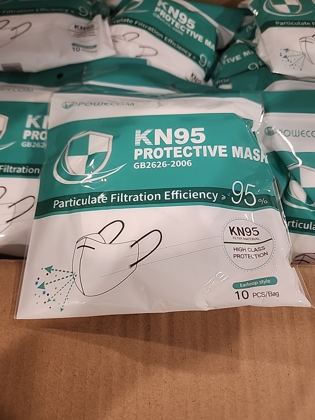 KN95 Protective Mask Case Of 1000pcs