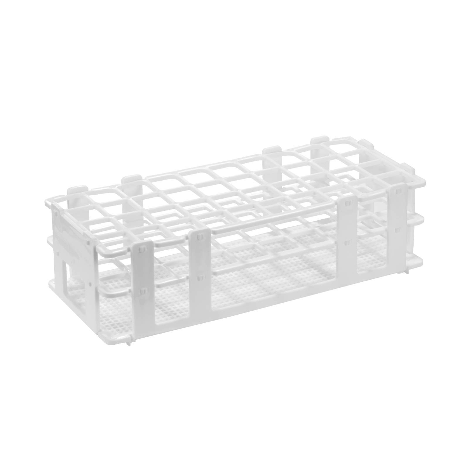 Plastic Lab Tube Rack Storage Stand Holder Detachable for 20mm ID 40 Holes