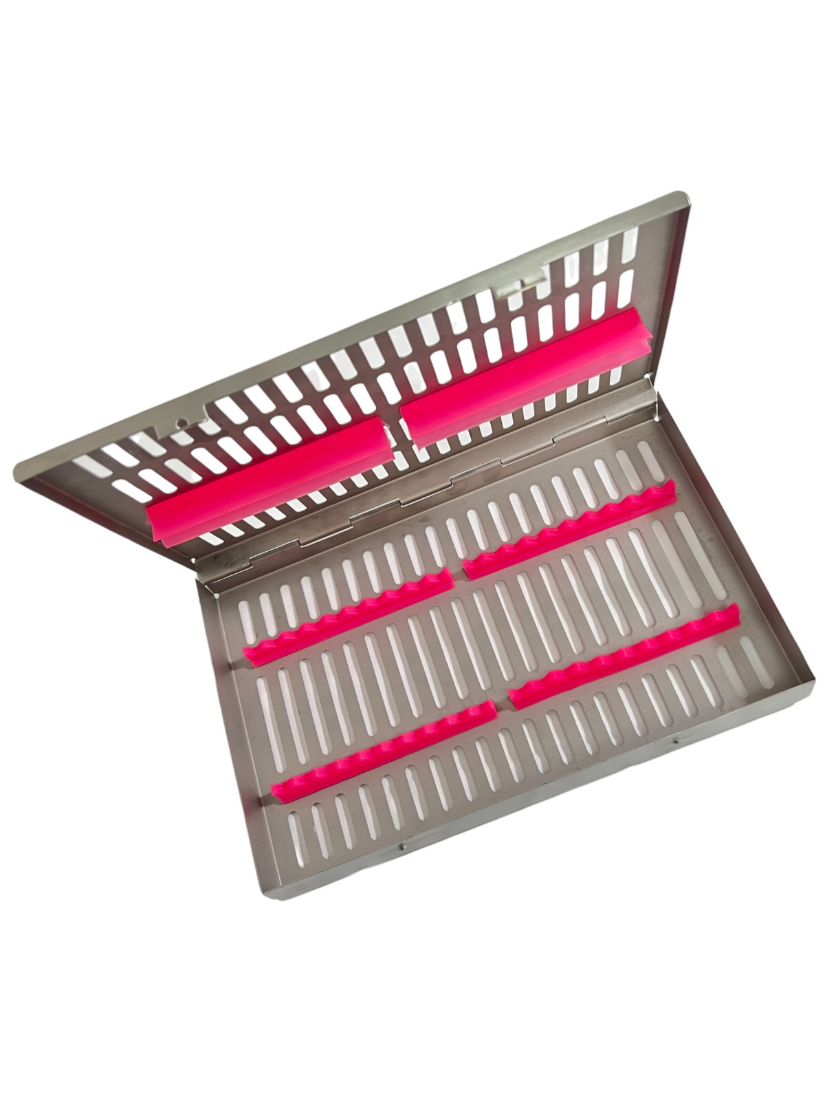Medical Instruments Sterilization Cassette for 20 Instruments 11″L x 7″W x 1″H