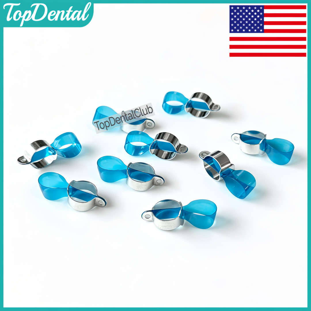 USA Dental Transparent Lucifix Posterior Matrices Blus Matrix Band Ring Fit Kerr
