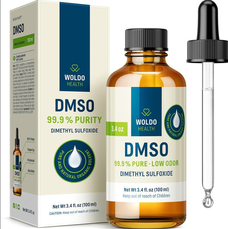 WoldoHealth DMSO (Dimethyl Sulfoxide) 99.9% – Pharmaceutical Grade 8.45oz Gla…