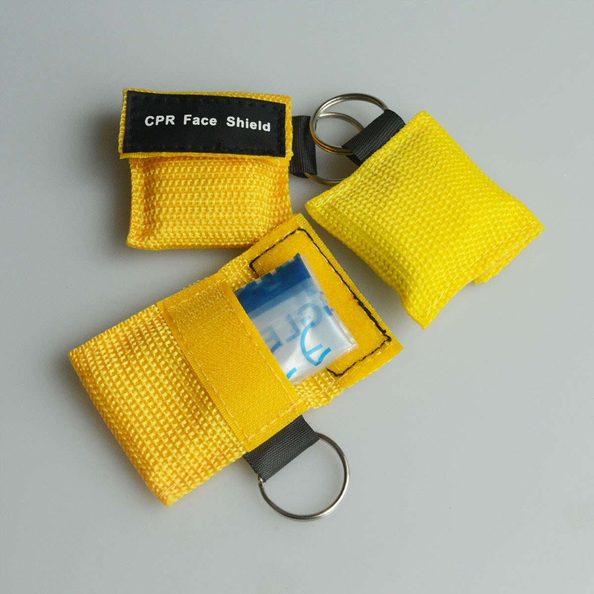 Cpr Mask With Key Ring Cpr Face Shield For AED Training CPR 30:2 100Pcs/Pack