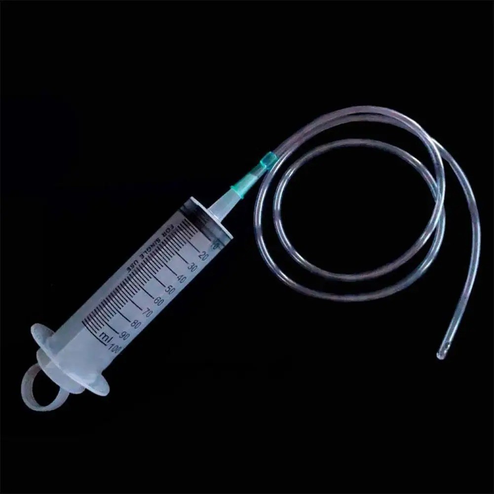 100ml/550ml Large Capacity Syringe Reusable Pump Measuring With 1m Tube