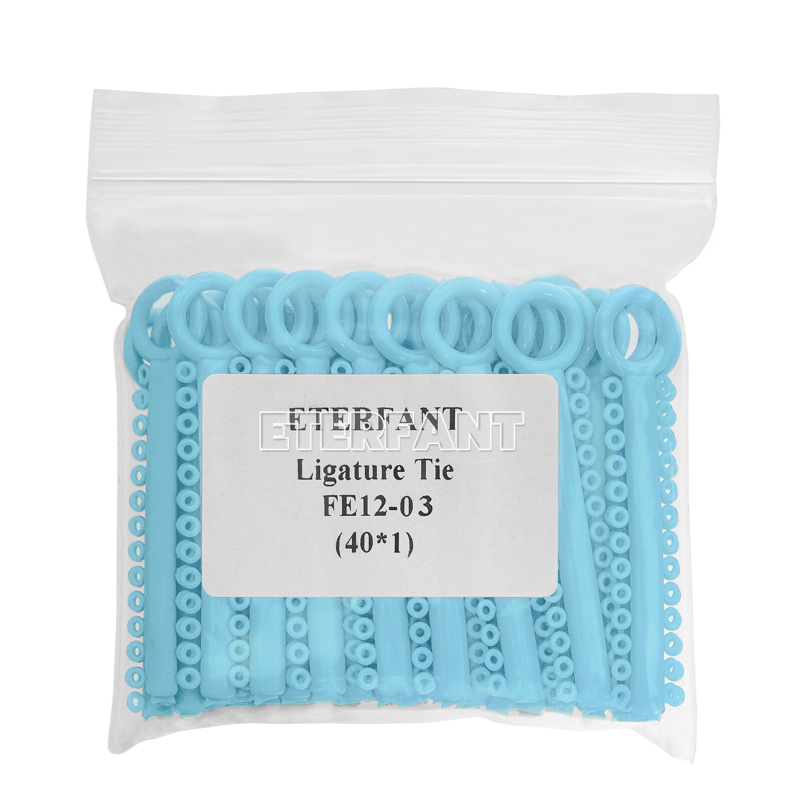 1040PCs ETERFANT Dental Ortho Ligature Ties Elastic Rubber Bands 18 Colors