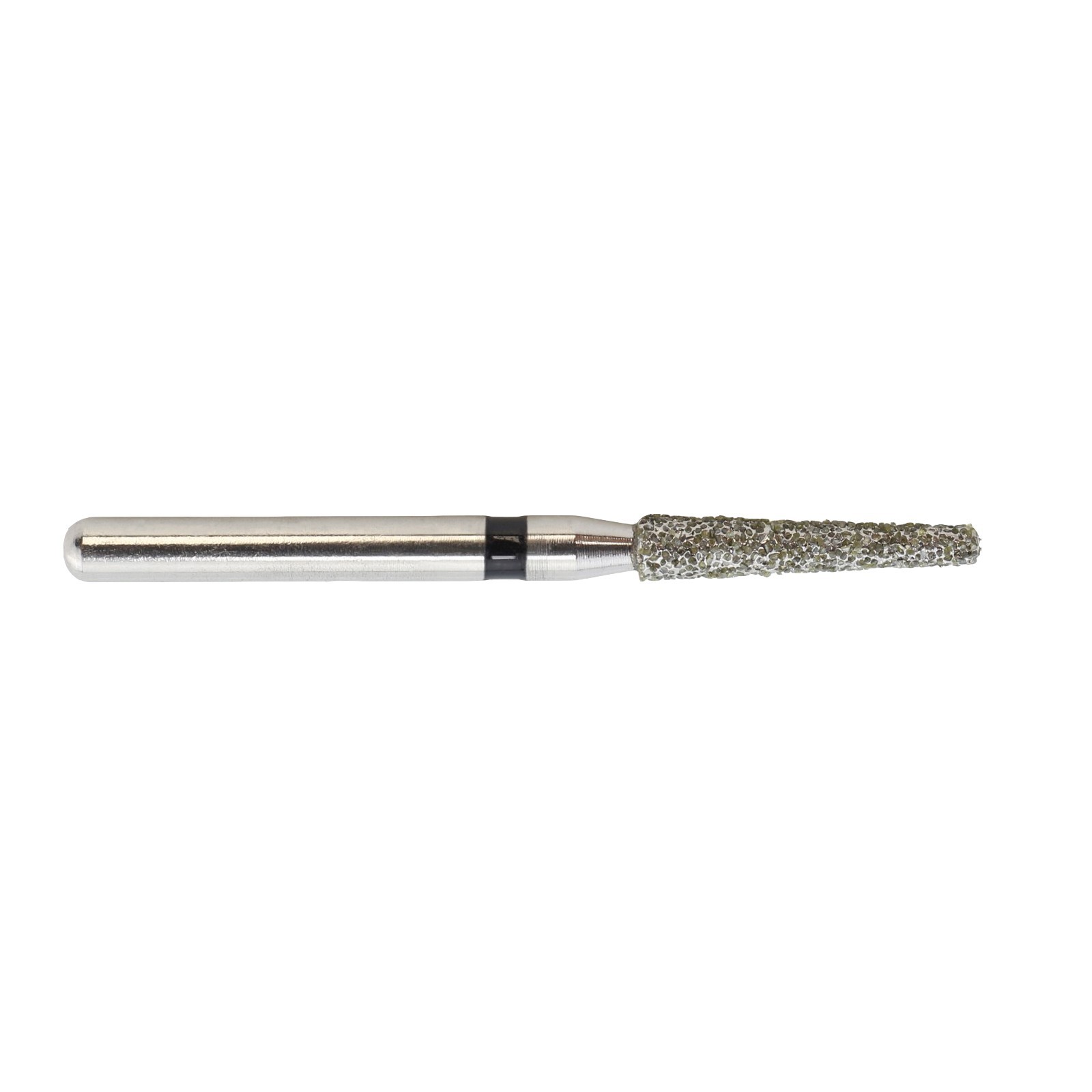 10 Dental Diamond Burs 847/016SC FG Flat End Taper Super Coarse Black High Speed