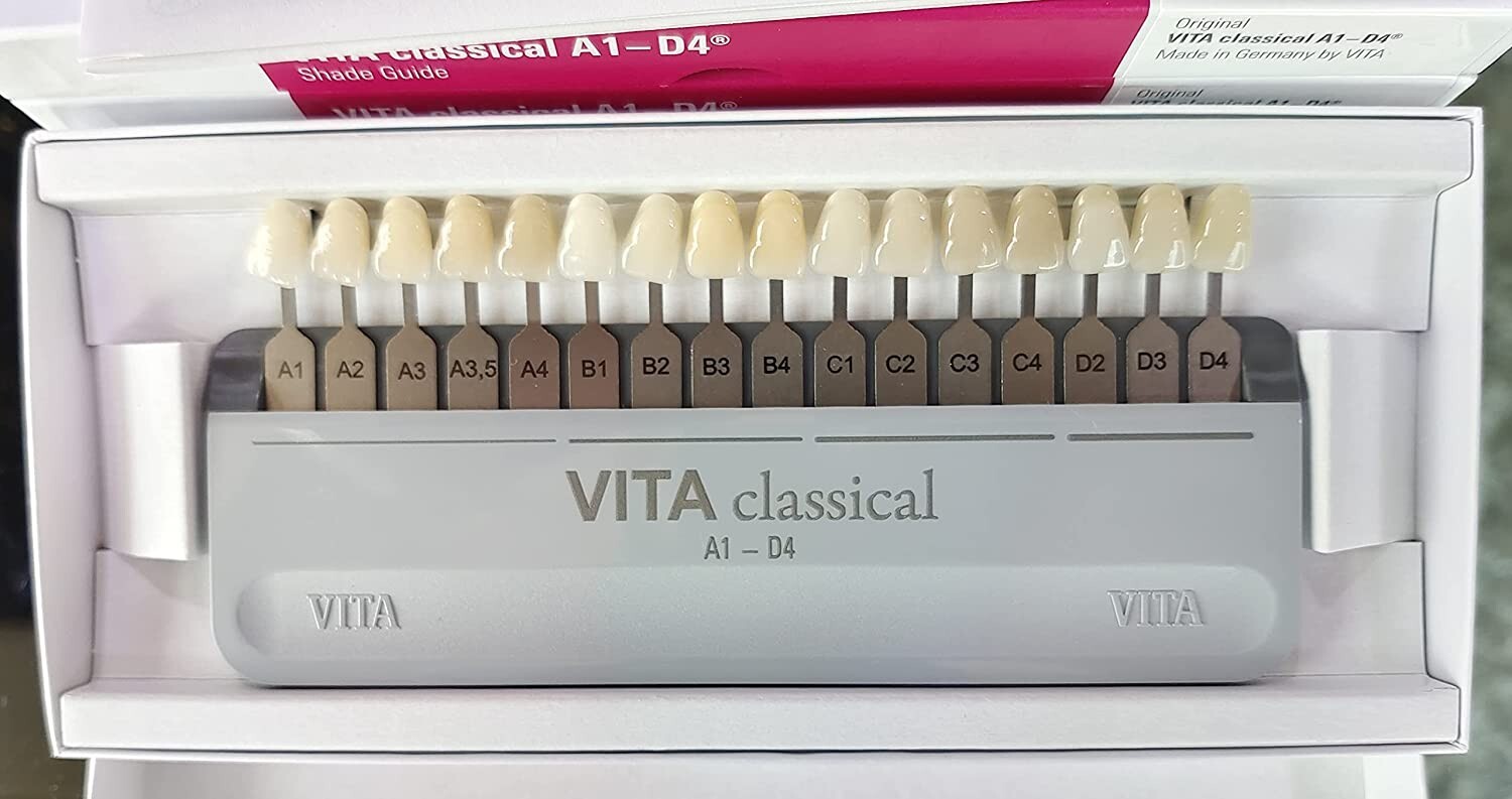 VITA 100% Original Classical Tooth ShadeGuide 16 Authentic Colours A1-D4 GERMANY