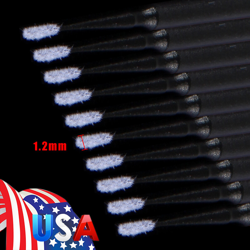 100Pcs Dental Disposable Micro Brush Tooth Applicator Tips Sticks 1.2mm black sl