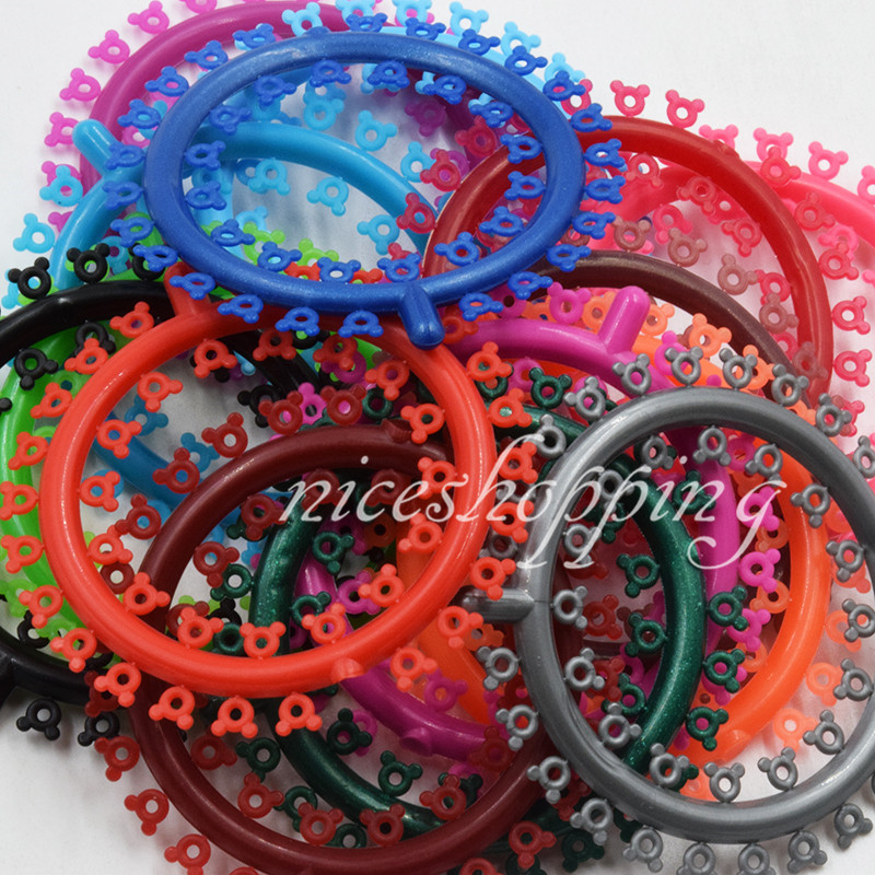 1000 Pcs Dental Orthodontic Elastic Rubber Multi-Colored Cartoon Ligature Tie