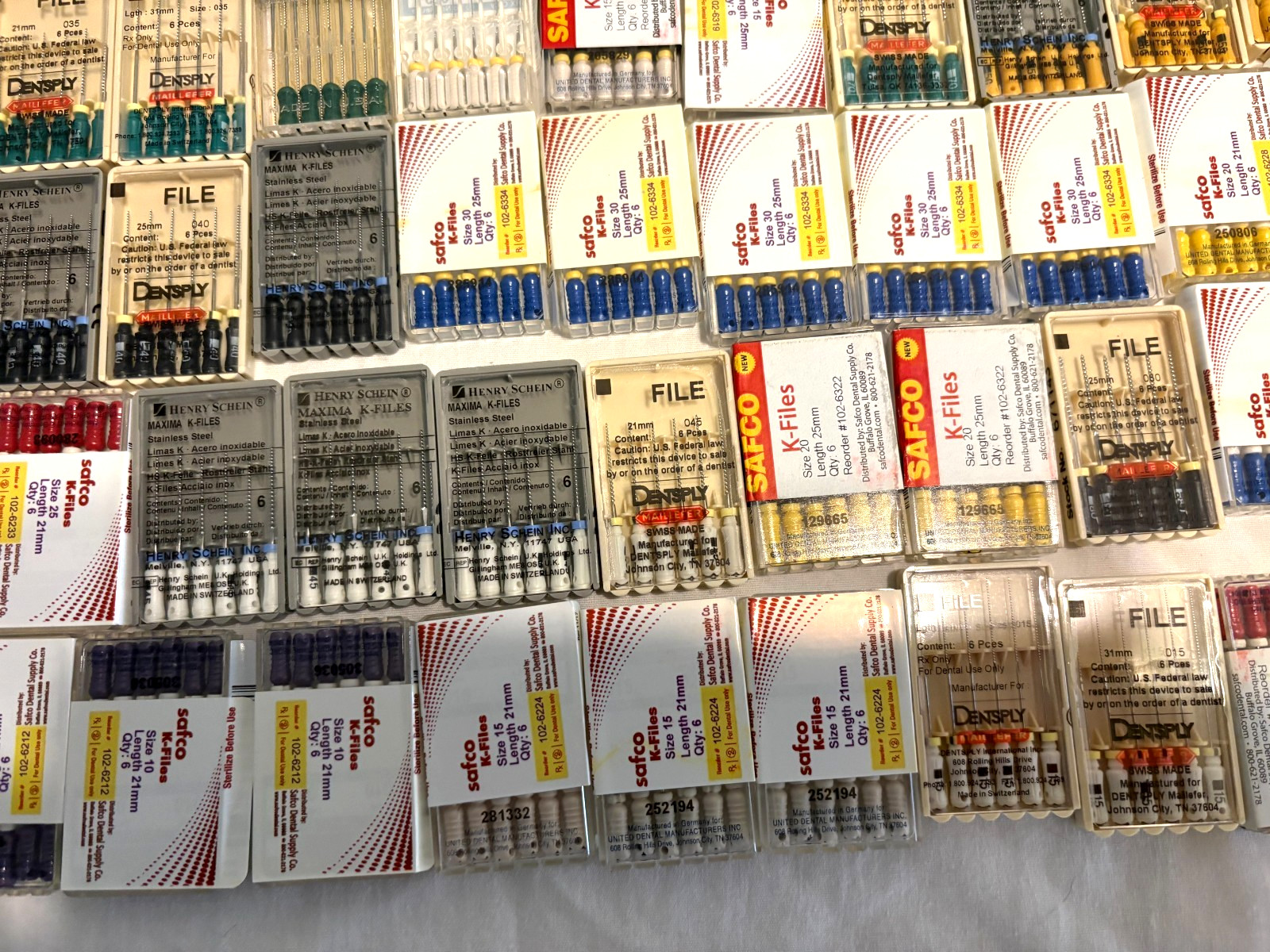 MASSIVE! !Dental Root Canal Endo K-files AND TOOLS LOT
