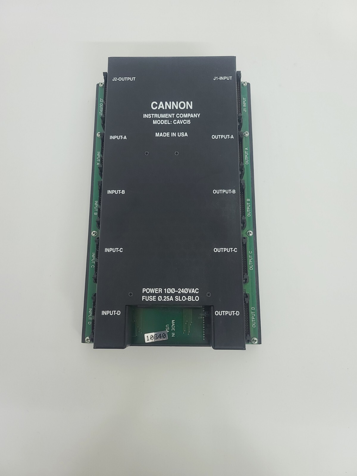 Cannon instrument company CAVC15