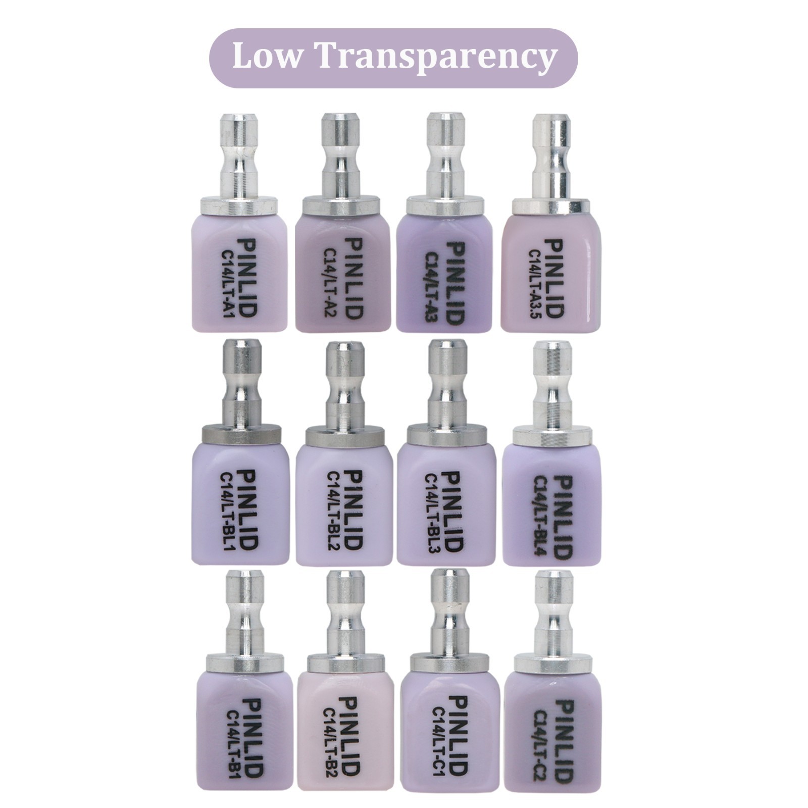 US C14 Dental Ceramic Material Lithium Disilicate Blocks Emax CAD/CAM Dentistry