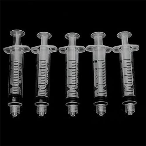 50 Pcs – 5ml Syringes with 14ga, 20ga,21ga, 23ga Blunt Tip 50 Pack-5ml