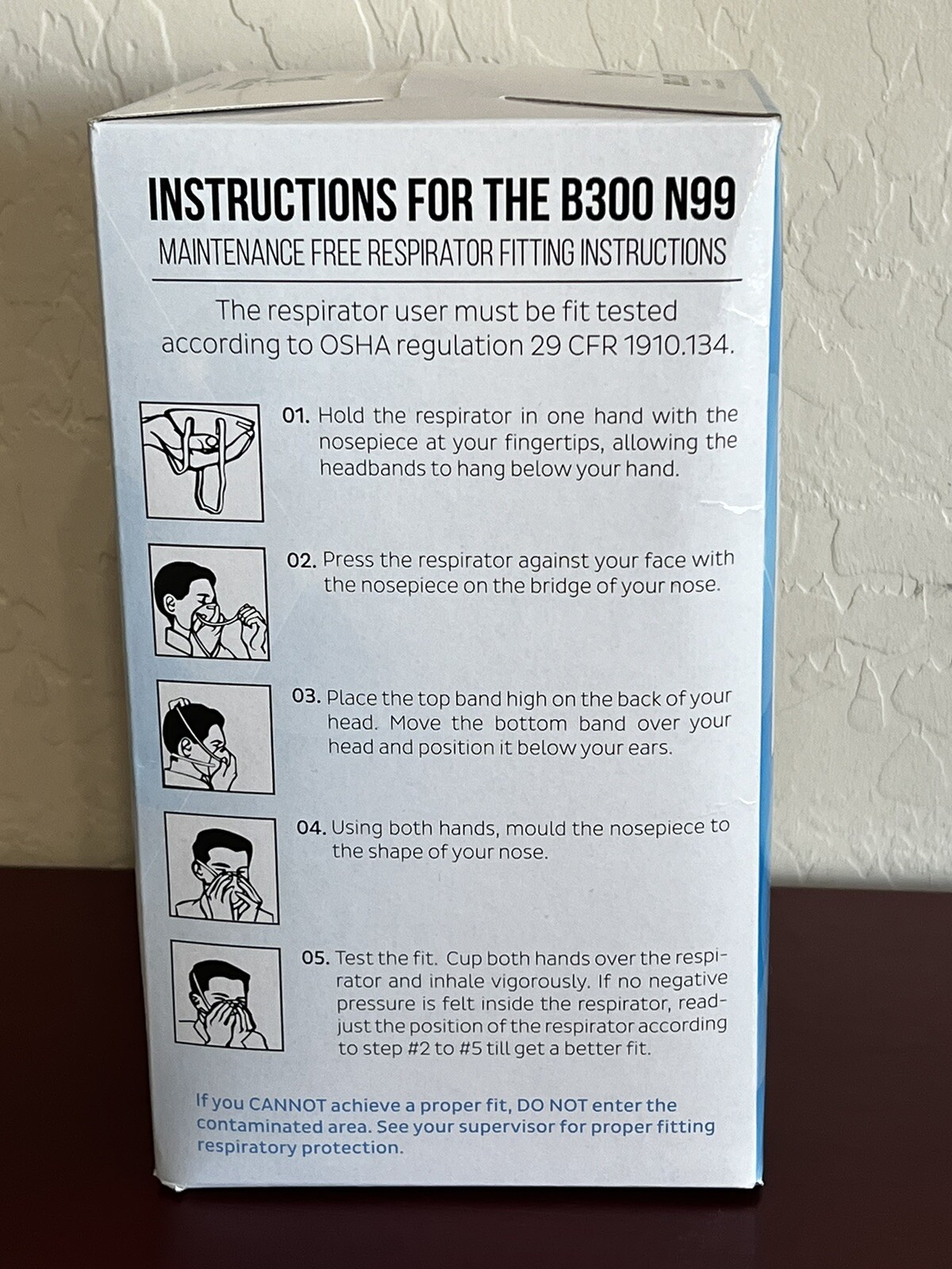 Bielcor N99 Particulate Respirator Masks w/Exhalation Valve NIOSH Approved 12 PK