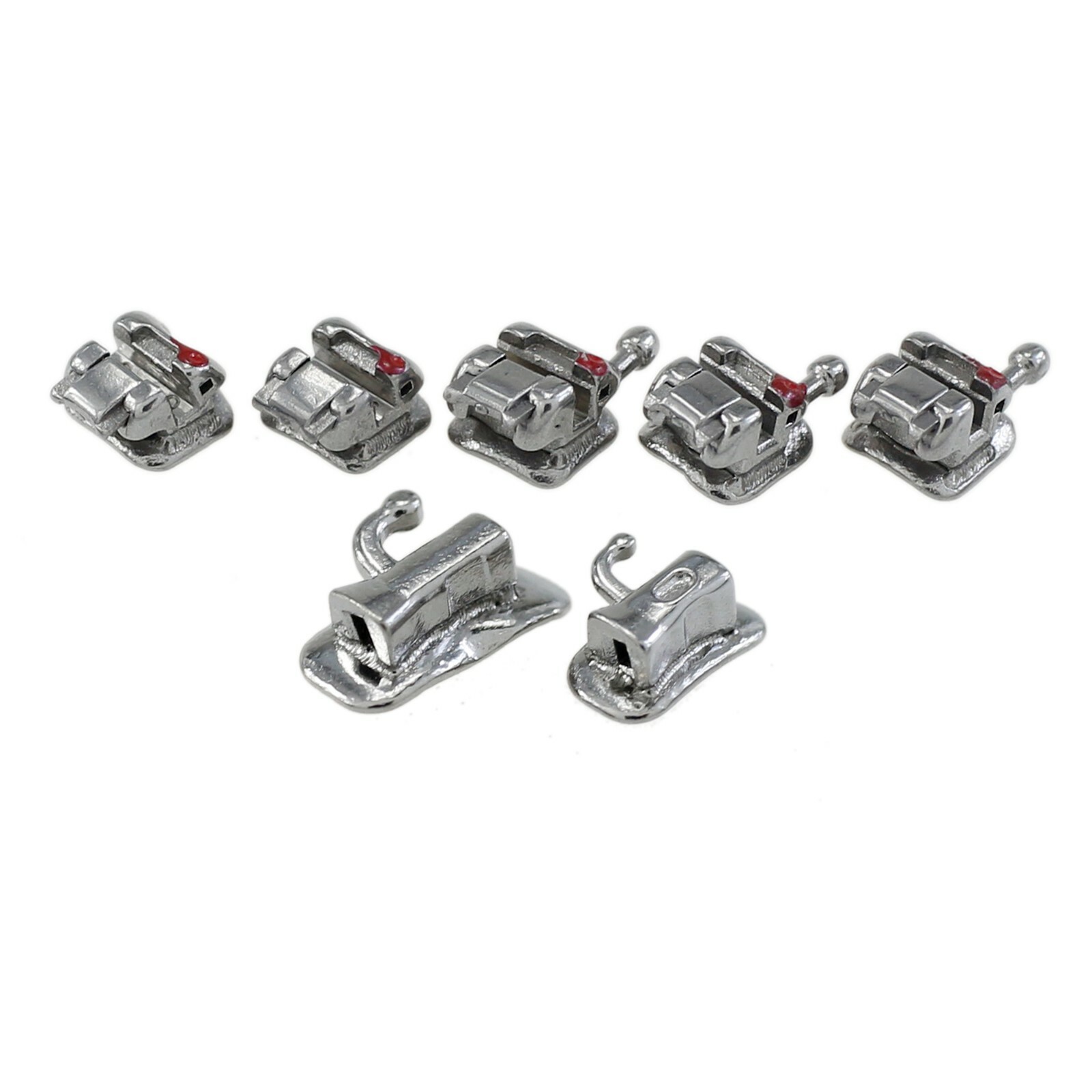 Orthodontic Self Ligating Brackets Mini Metal Braces Roth MBT 022 345H DAMON Q
