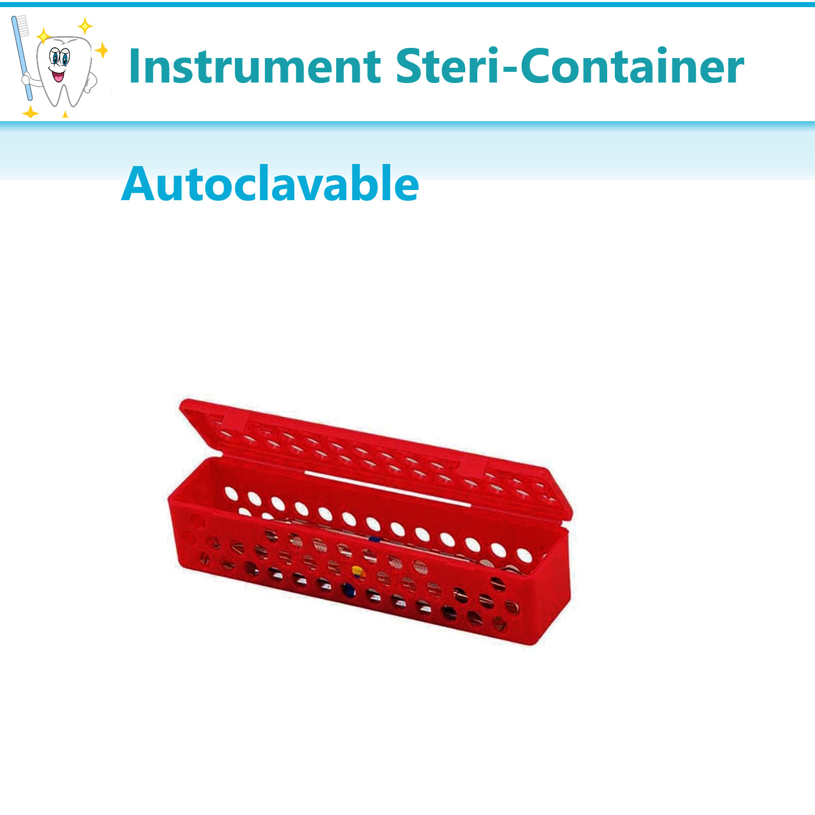 Dental Surgical Medical Instrument Sterilization Plastic Cassette Autoclavable