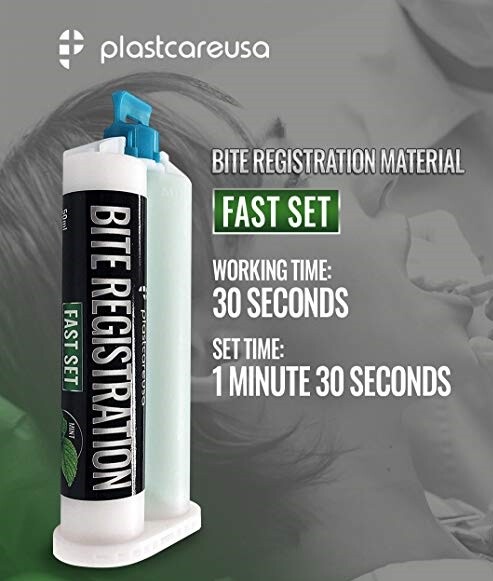 3 x Dental Bite Registration Material Fast Set 50ml Cartridges (Made in Germany)