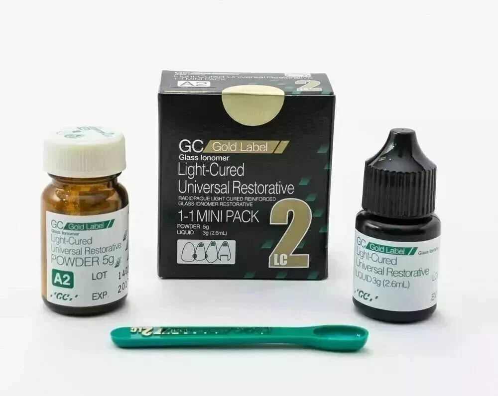 GC Fuji LC 2 Light Cure Restorative Glass Ionomer Mini Pack Exp. 4/2026 A3.