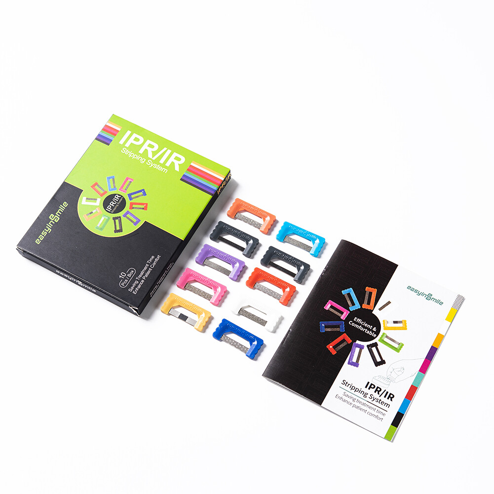 10Pcs Dental Orthodontic IPR Strips Interproximal Enamel Reduction Polish Strips